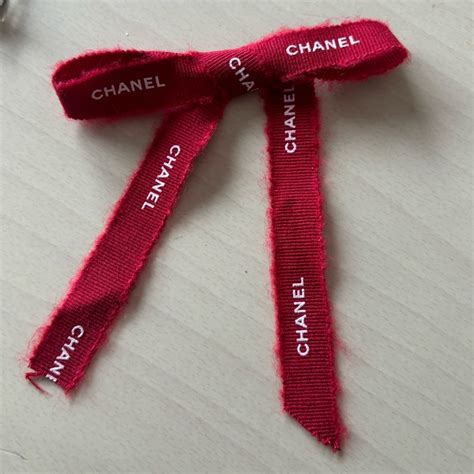 Chanel ribbon bow